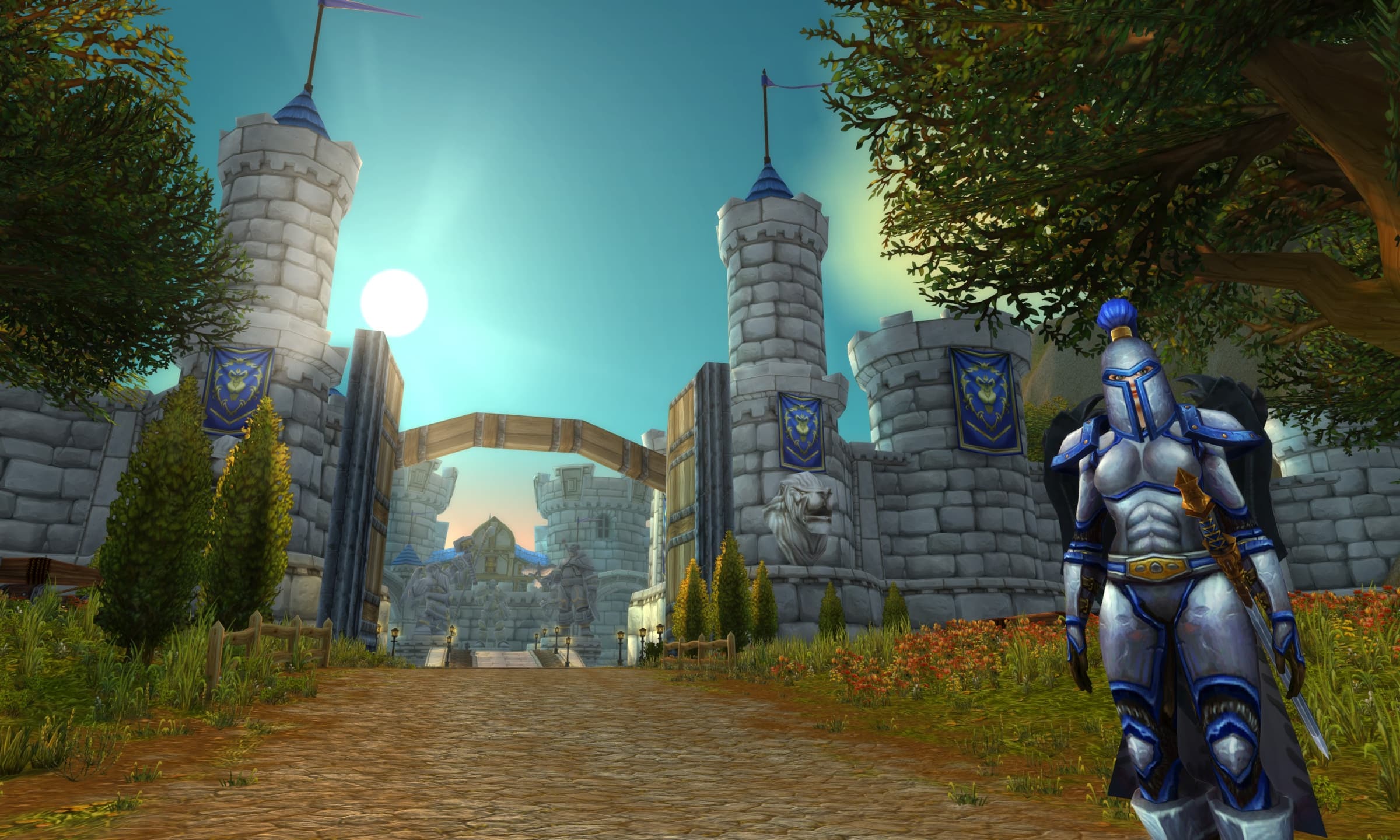 Stormwind gates in World of Warcraft